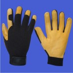 0311 Synthetic leather on palm with padded, yellow