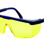 Gafas de protección antivaho con amarillo CE y ANSI