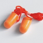 3m 1110 ear plugs, hearing protection corded foam earplugs