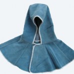 Cagoule en cuir pour soudeurs