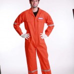 coveralls/overalls, orange