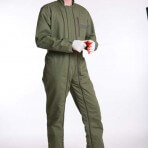 coveralls/overall, green
