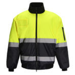 BMW01 Veste bombardier imperméable Hi-Vis