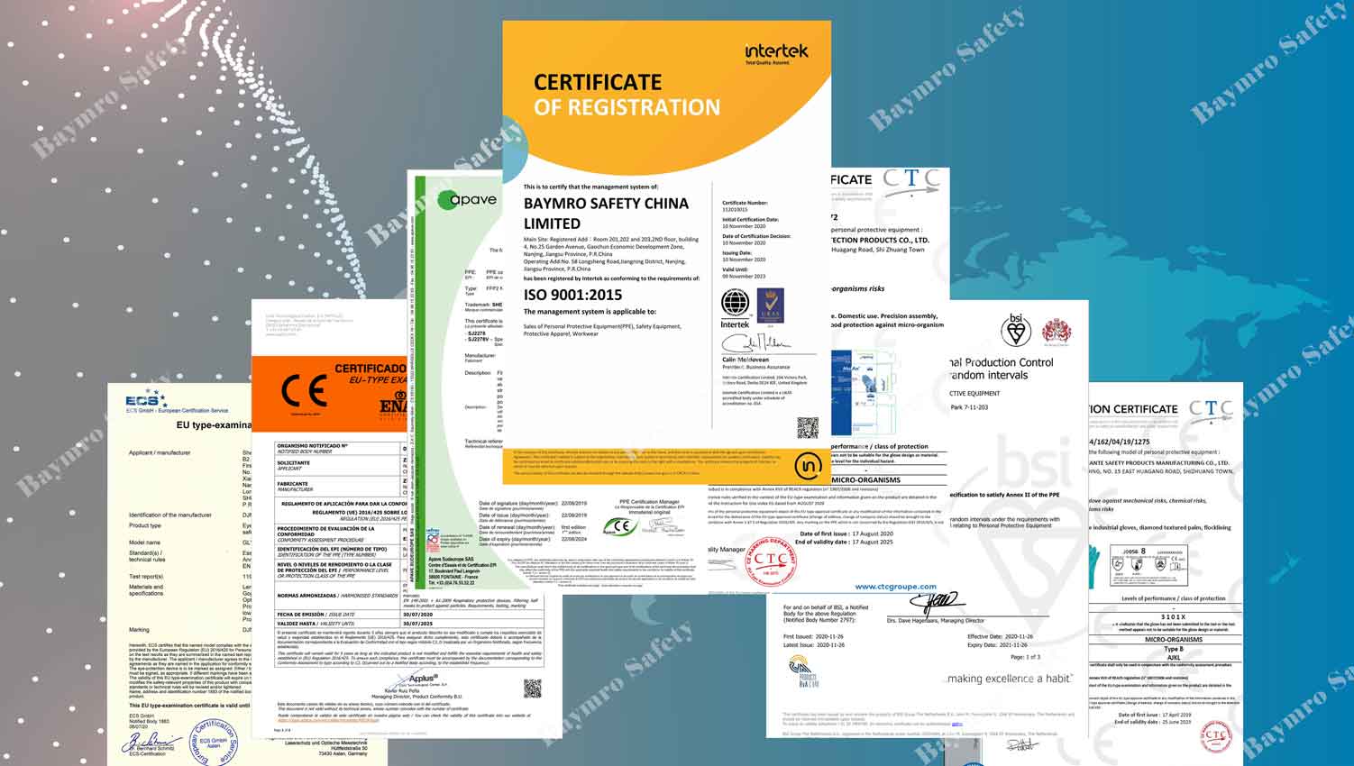 Baymro Safety ISO 9001 & Certificates
