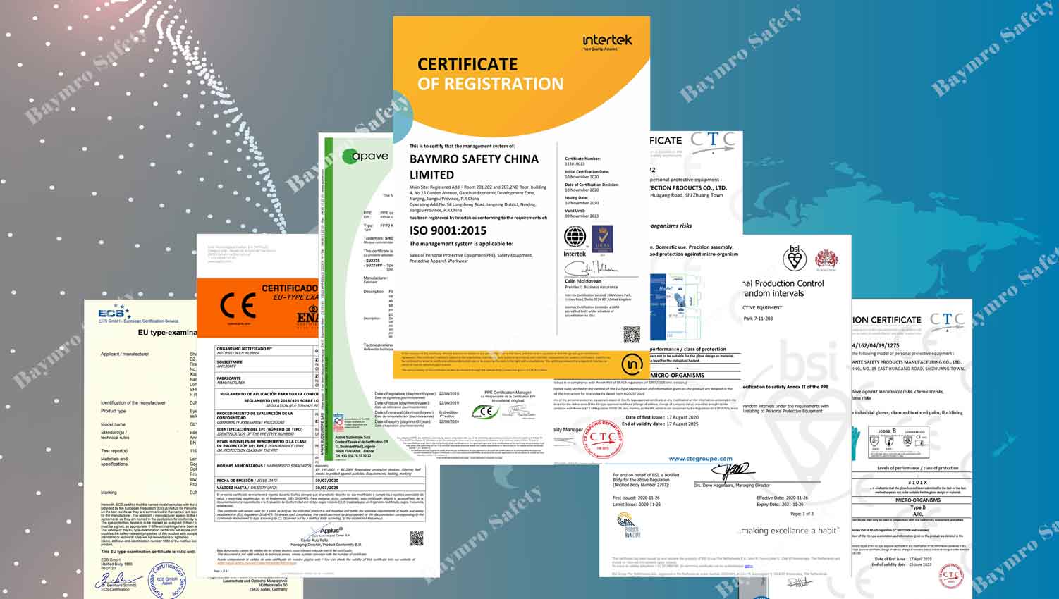 Baymro Safety ISO 9001 y certificados