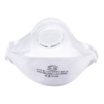 Masque jetable de qualité fantastique et durable Masque anti-poussière non tissé pliable de couleur blanche Protection respiratoire personnelle