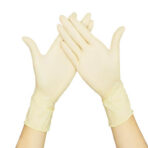 High Quality Powder-Free Disposable Latex Gloves Examination Medical Surgical Gloves