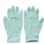 Medical latex examination gloves