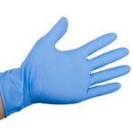 Guantes de protección sin polvo Guantes de examen médico