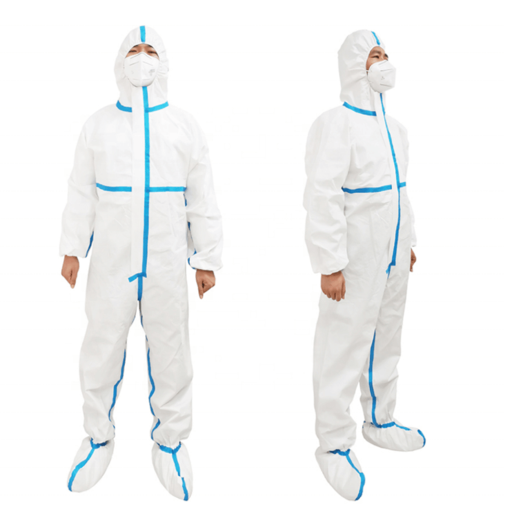 Trajes de protección Virus Mono desechable Médico