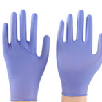 Top Sale Guantes de nitrilo desechables transparentes para examen