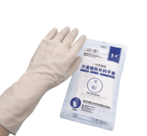 Hochwertige sterile medizinische Latexhandschuhe