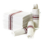 Serviettes de table Bistro Stripe