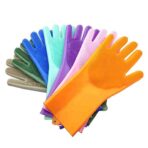 Reusable  Dishwashing and cleaning rubber gloves