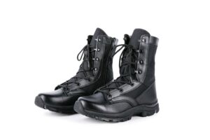 CQB.SWAT Delta Botas Tácticas Botas Militares de Cuero Negro