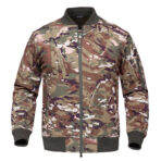 Men OEM MA1 FLIGHT JACKET Camouflage Military Tactical Camping Hunting Softshell Jackets