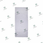 ECONOMY WHITE PVC-4HANDLES BODY BAG - STRAIGHT LONG ZIP-ID POCKET-ADULT SIZE