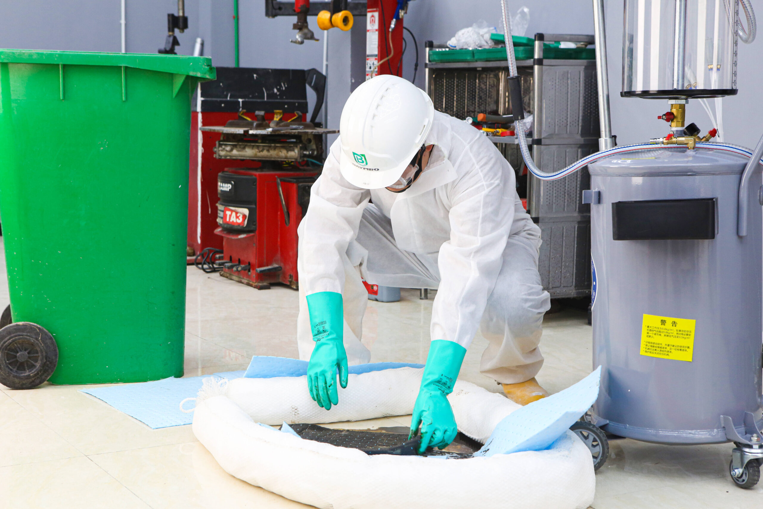 FRWORKWEAR PARA EL CAMPO DE OILCAS Y 3M RESPIRATORIOJUTEC PPE-ANTI-EBOLAVIRUS ENFERMEDAD （EVD）