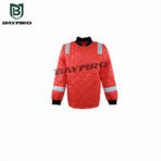 En11612 Red High Quality Retardant Reflective Warm Winter Fr Safety Work Labor Jackets