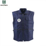 Multi-Pocket Work Safety Zip Vest