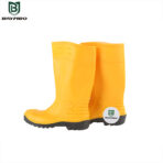 Bottes de pluie robustes avec embout et semelle en acier pour une protection supplémentaire