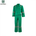 Reflective Safety Workwear Coverall in Cotton-Polyester Blend