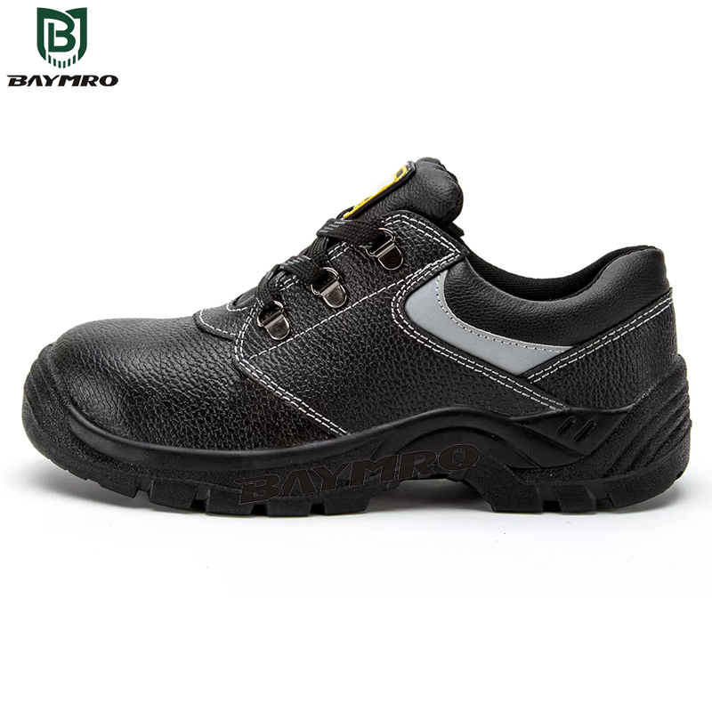 EN 20345 Leather protective steel toe safety shoes for factory work (3)