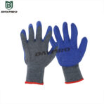 Latex coated work safety gloves