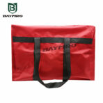 Zippered Red Storage Tote