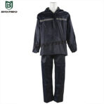 Raincoat and Rain Pants Set with Reflective Stripes