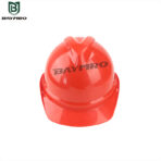 Casque de sécurité rouge en ABS pour la protection de la tête
