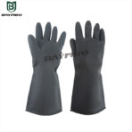 Guantes de seguridad industriales de látex natural impermeables y resistentes a los productos químicos