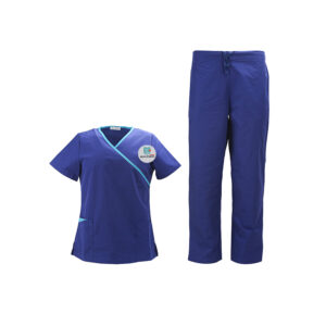 Short-Sleeve Scrub Suit for Hospital Attire (1)
