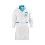 Top-Quality Pure Cotton Long-Sleeve Lab Coat