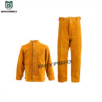 Durable Cowhide Split Welding Jacket & Pants Set