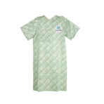 100% Polyester Patient Gown with Short Sleeves