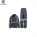 ZETDC High Visibility Blue Safety Rain Suit