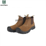 Durable Nubuck Leather Safety Shoes with Steel Toe Cap