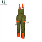 EN381-5 Pantalones con peto de seguridad para motosierra