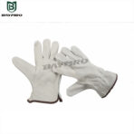Reusable White Cow Leather Labor Gloves
