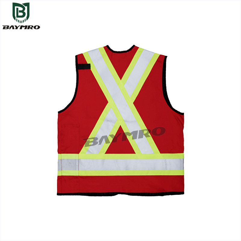 High-Visibility Reflective Tape Safety Vest (2)