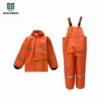 Heavy Duty PVC Mining Rainsuit | High-Vis Waterproof Workwear for Underground & Construction